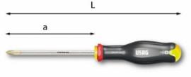 Odvijač krstasti PH2 x 100 mm ukupne dužine 220 mm 324 PH USAG